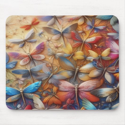 Subtle Dragonflies マウスパッド (正面)