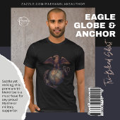Subtle Eagle, Globe & Anchor Tri-Blend Shirt Tシャツ