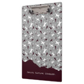 Subtle Geometry: Stars & Triangles – Grey クリップボード (左)