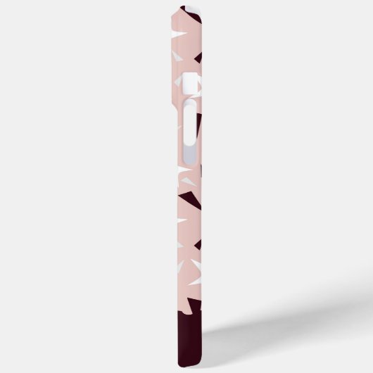 Subtle Geometry: Stars & Triangles – Pink Case-Mate iPhoneケース (裏面 / 左)