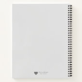 Subtle Grid - Modern Cover Art ノートブック (裏面)