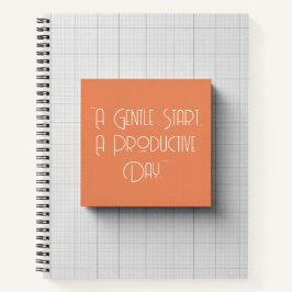 Subtle Grid - Modern Cover Art ノートブック