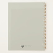 Subtle Grid - Modern Cover Art プランナー手帳 (裏面)