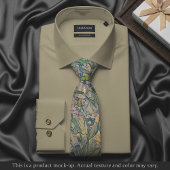 Subtle Impressionist Floral Necktie ネクタイ