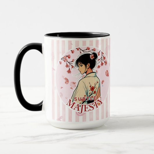 Subtle Majesty Cherry Blossom Anime Mug マグカップ (左)