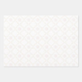 Subtle romantic outline floral design. wrapping pa ラッピングペーパーシート (正面2)