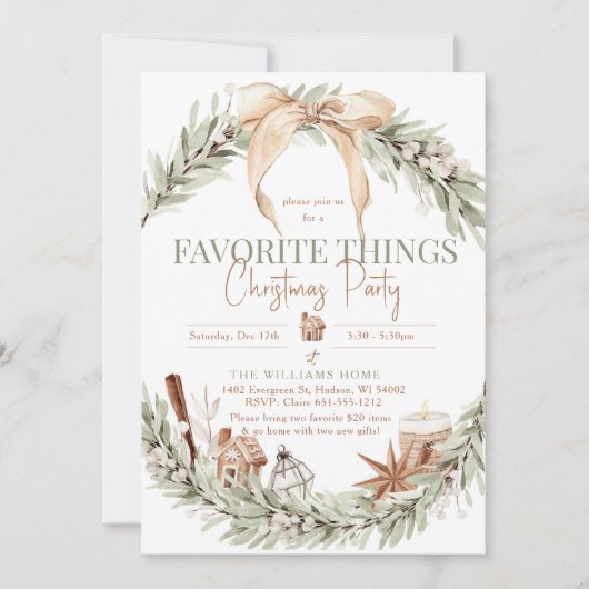 SubtleGreens 招待状 (正面)