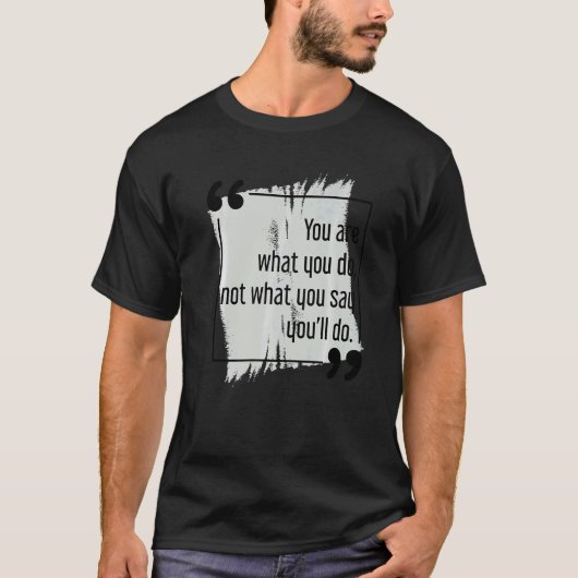 Sucのゴール設やる気を起こさせる定を実行カッコいいする Tシャツ (正面)