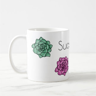 Succ succulentsの上のそれ コーヒーマグカップ