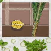 Succahキッチンタオルパーソナライズされたへようこそ キッチンタオル (折り畳み)