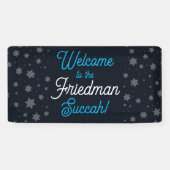 Succah Starバナーパーソナライズされたへようこそ 横断幕 (横)