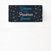 Succah Starバナーパーソナライズされたへようこそ 横断幕 (インサイチュ)