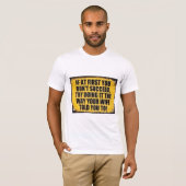 Succeed saucy fun sign tシャツ (正面フル)