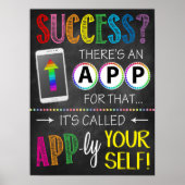 Success やる気を起こさせる Classroomポスター ポスター (正面)