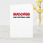 Success and nothing less カード (黄色い花)