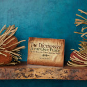 Success Comes Before Work Magnetic Postcard フォトプラーク (側面)