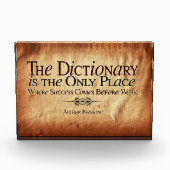 Success Comes Before Work Photo Block フォトブロック (正面)