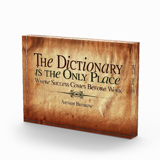 Success Comes Before Work Photo Block フォトブロック (右)