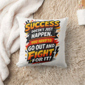Success Fighter Quote クッション (ブランケット)