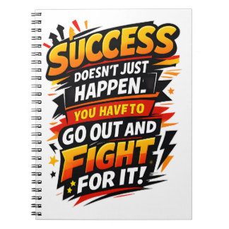 Success Fighter Quote ノートブック