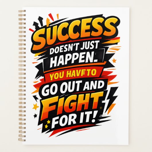 Success Fighter Quote プランナー手帳 (正面)