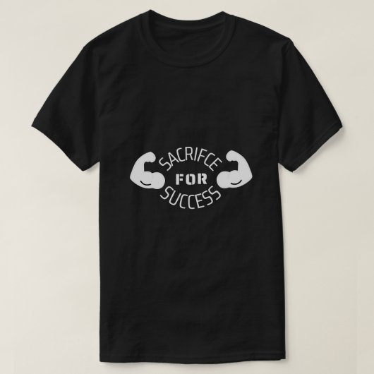 Success Gymのための犠牲 Tシャツ (デザイン正面)
