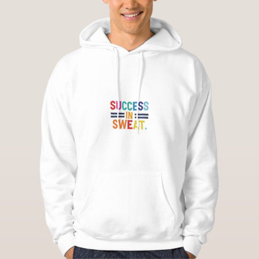 Success in Sweat"アスレチックTシャツ – Enjose パーカ (正面)