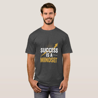 Success Is a Mindset – Motivational Quote T-Shirt  Tシャツ