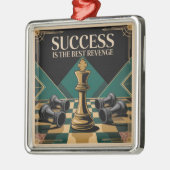 Success Is The Best Revenge メタルオーナメント (左)