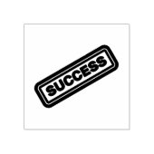 Success Logo Printed Emerald Ink Professional Use ラバースタンプ (インプリント)