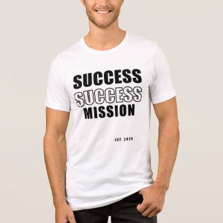 Success Mission Est. 2028 タイポグラフィーTシャツ トライブレンドTシャツ