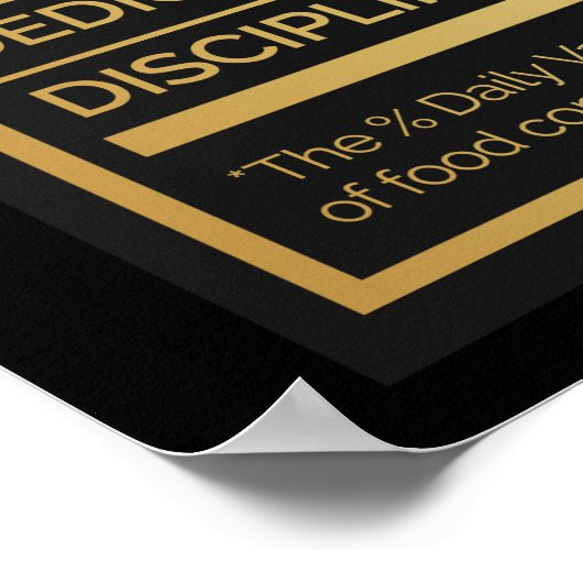 Success Motivational Wall Art ポスター (角)