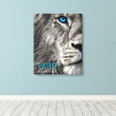 Success My Only Option Motivational Quote Canvas キャンバスプリント (インサイチュ (ウッドフロア))