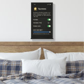 Success Settings: Optimize Your Life キャンバスプリント (インサイチュ (寝室))