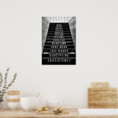 Success Staircase, entreprenures, hustlers ポスター (キッチン)