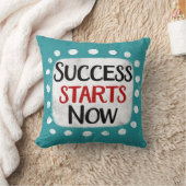 Success Startes Now装飾用クッション クッション (ブランケット)