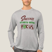Success Starts With Focus トライブレンドＴシャツ (正面)