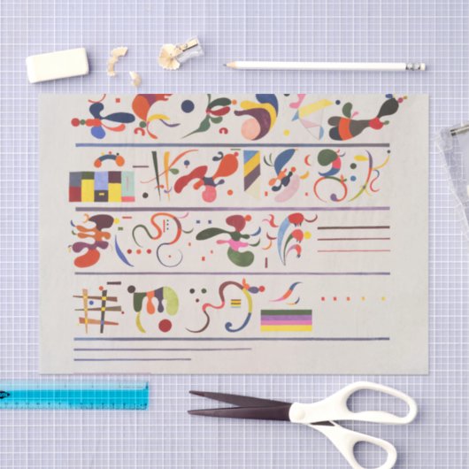 Succession, Kandinsky  薄葉紙 (クラフト)