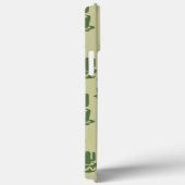 Succulent cactus silhouette in cups and pots Case-Mate iPhoneケース (裏面 / 右)