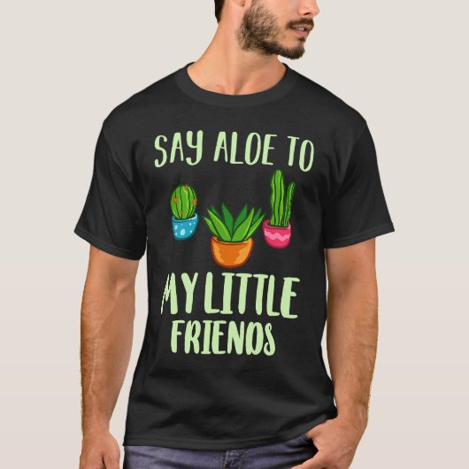 Succulent Plant Cactus Garden Pot Tシャツ (正面)