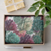 Succulent Plant Pattern Decoupage 薄葉紙 (ギフト)