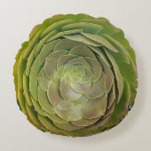 Succulent Rose Shape ラウンドクッション (正面)