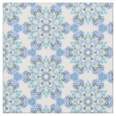 Succulent Snowflakes ファブリック (クローズアップ)