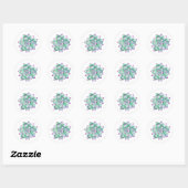 Succulent Stickers ラウンドシール (シート)