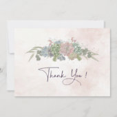 Succulent Wedding Thankyou Card 招待状 (正面)