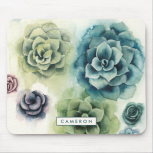 Succulentsのあなたの一流の の集りを加えて下さい マウスパッド