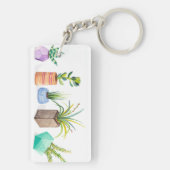 Succulentsのポット キーホルダー (裏面)