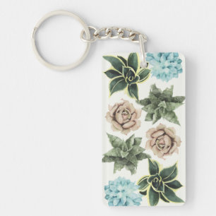 Succulentsの列 キーホルダー