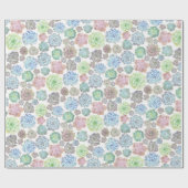 Succulentsの包装紙 ラッピングペーパー (フラット)