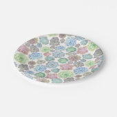 Succulentsの紙皿 ペーパープレート (アングル)